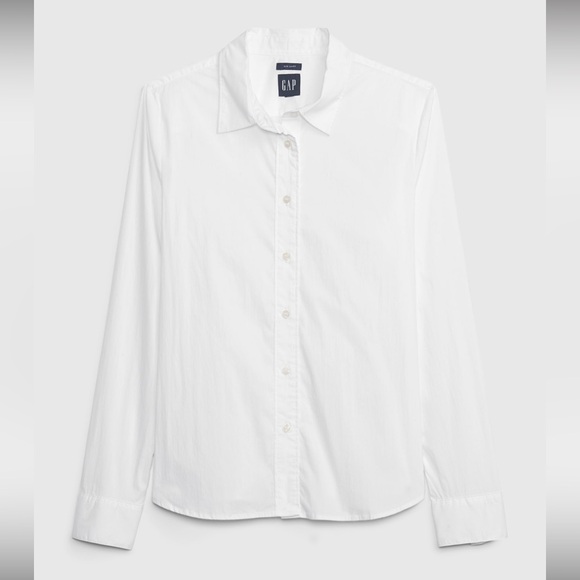 Fitted white button down shirt - Picture 4 of 6